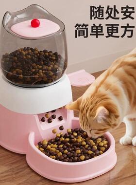 宠物猫咪狗狗按压喂食智力开发自动脚踩投喂器自动喂食器猫咪用品