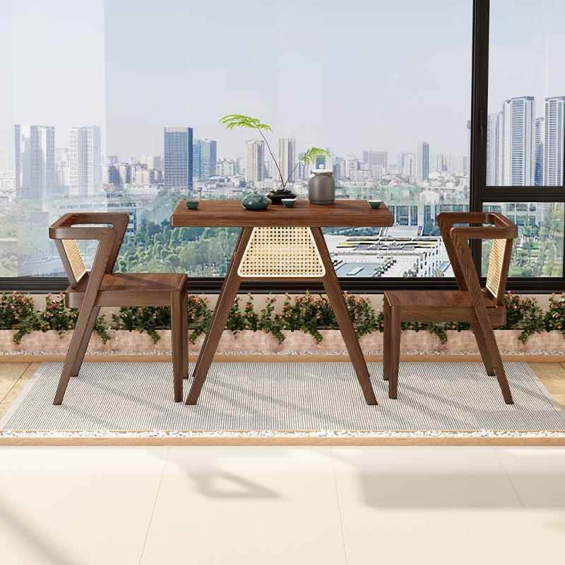 阳台茶桌椅组合三件套实木一桌二椅创意休闲小桌椅小户型看书新品