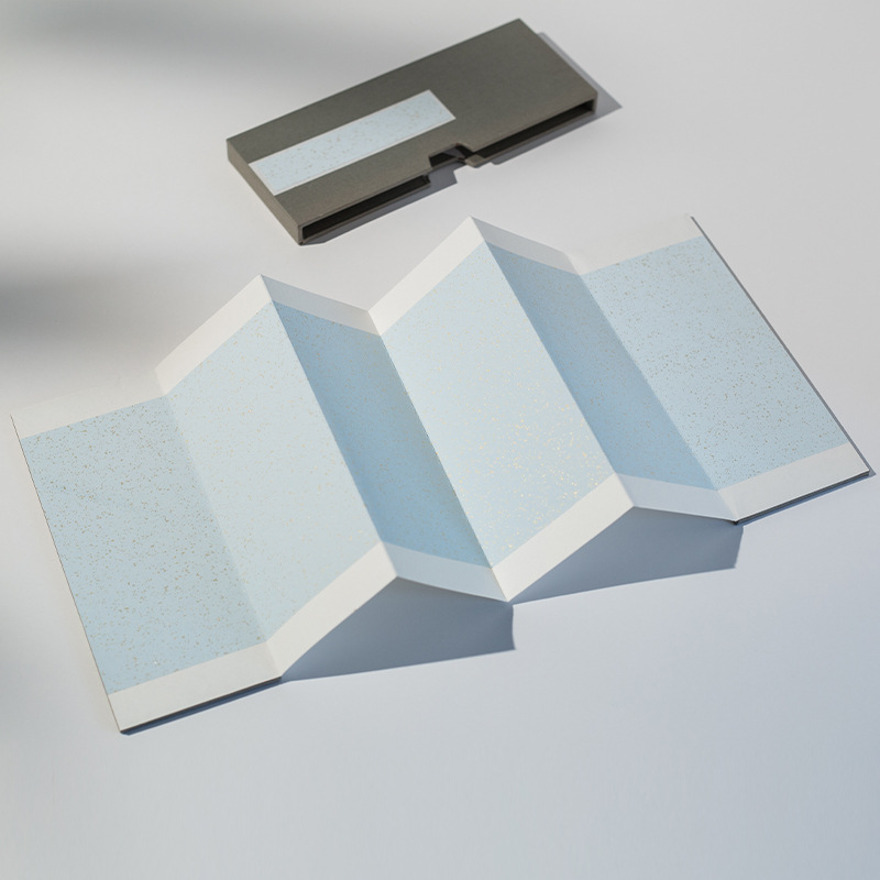 万年红精装本空白复古折页油画布