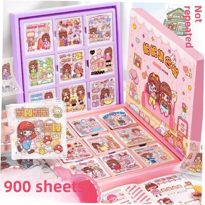 200cute sticker pet scrapbook journal stickers girls贴纸 1