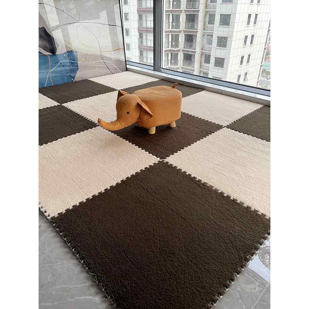 2UF769HT6T8K地垫大面全办公拼室接地毯铺卧室毛毯客厅60*60cm大