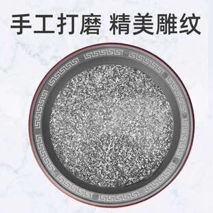 英波达铁板烧石板麦饭石板烧酒精炉烤盘石碗牛排烤肉盘烤海鲜石盘