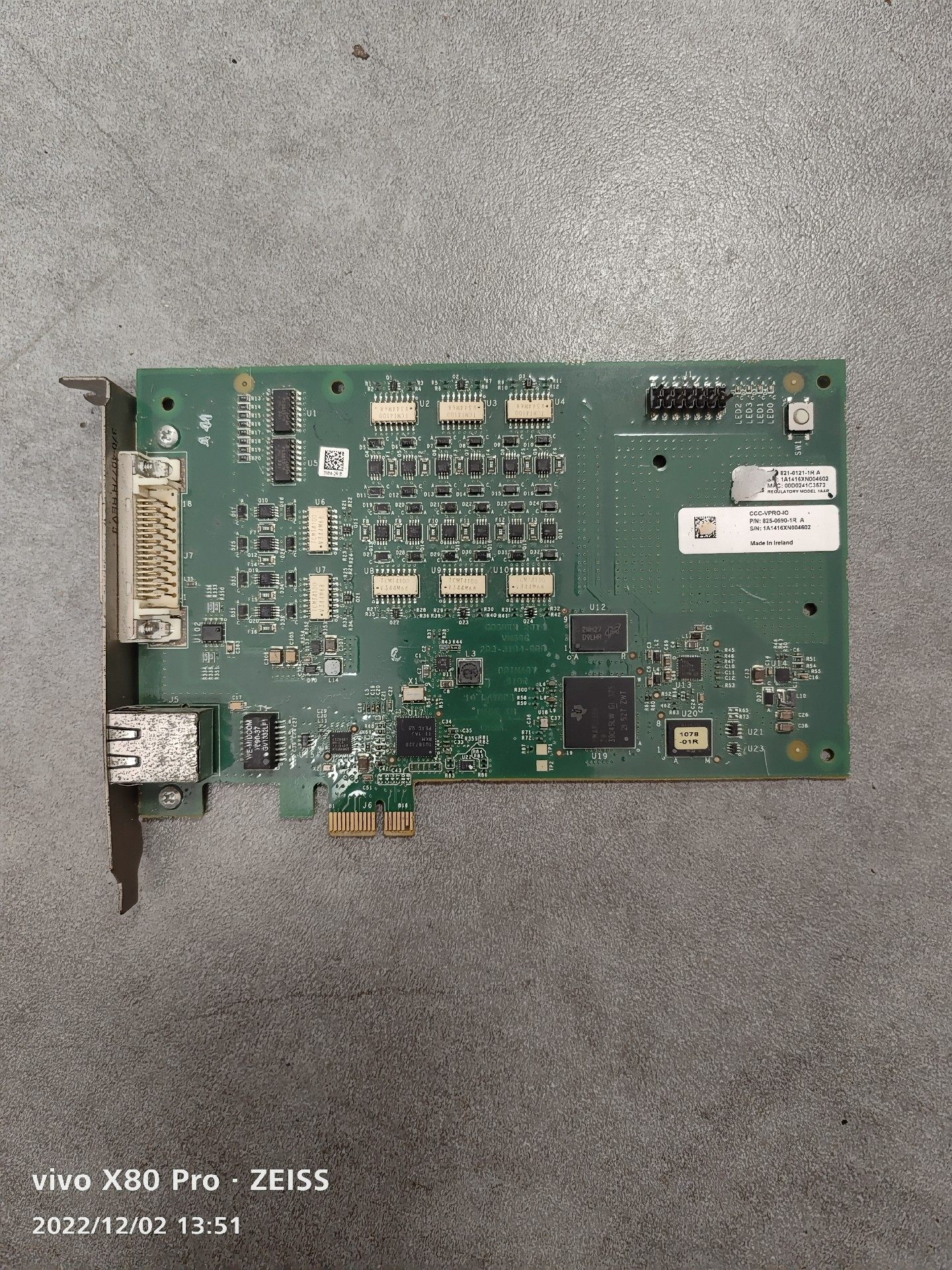 康耐视 COGNEX CCC-VPRO-IO 板卡