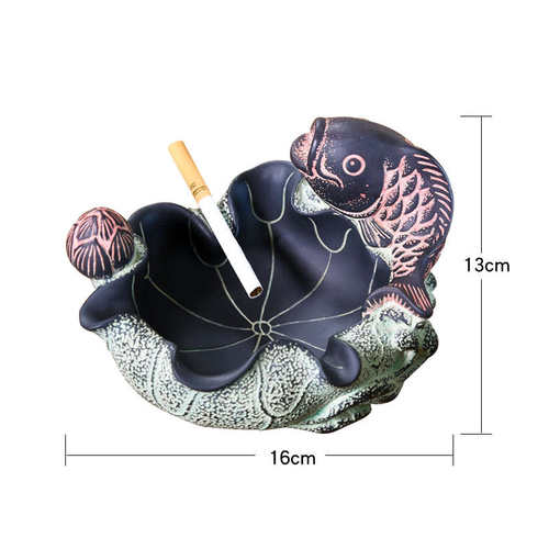 创意复古多功能酒吧高档礼品摆件客厅小办公室烟灰缸中式个性潮流