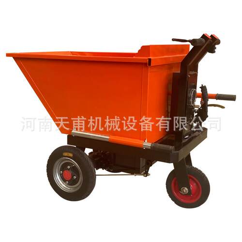 工地电动手推车三轮车建筑工地斗车翻斗车搬运水泥养殖农用搬运车