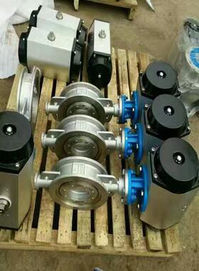 D671X-10CDN80大口径对夹式软密封铸钢气动蝶阀