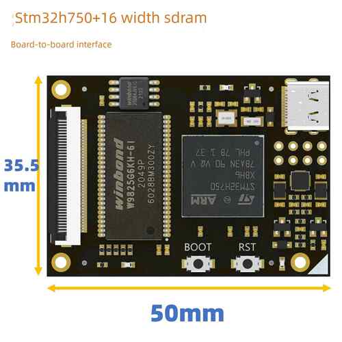 STM32H750XBH6开发板  核心  反客 视觉采集小系统板 替代743 407