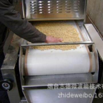 全自动隧道式大豆去腥杀菌设备微波红小豆烘干设备大豆粉微波设备