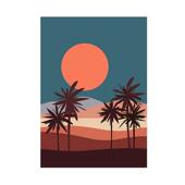 旅行风景北欧客厅三联装 轻奢 饰画餐厅挂毯小众艺术画儿童房床头