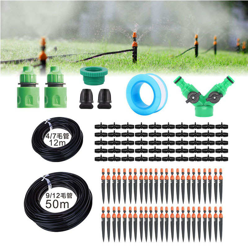 出口30米4/7 912自动滴灌浇水灌溉套装 户外花园喷雾雾化灌溉