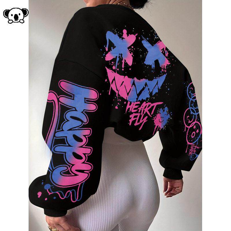L 36724 Women Everyday Wear Sweatshirt Elegant优雅卫衣