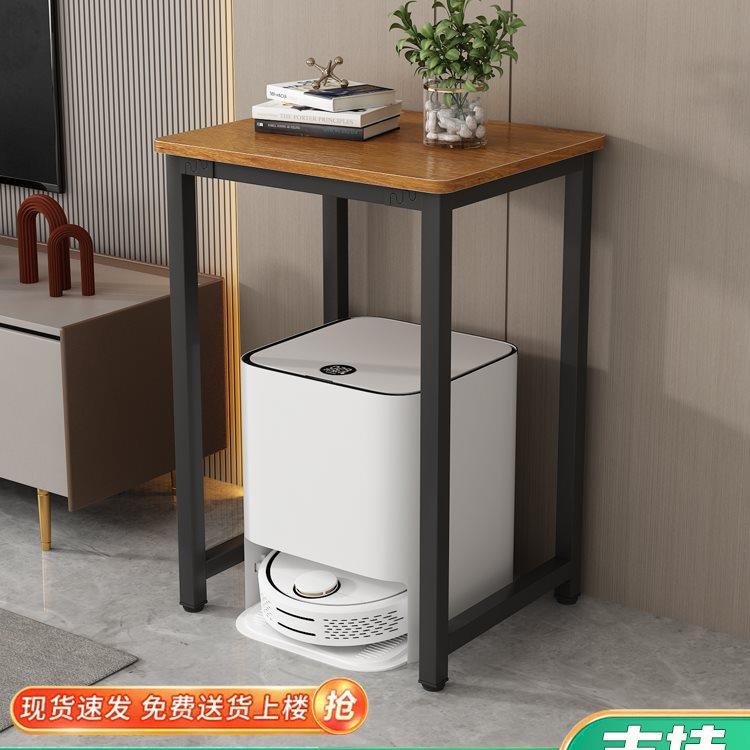 简易书桌学生家用可定小桌子卧室床边置物架客厅高脚边几鱼缸