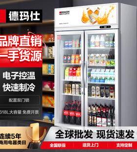 德玛仕DEMASHI食品留样柜保鲜冷藏柜展示柜LG-260Z带锁冷柜冰箱