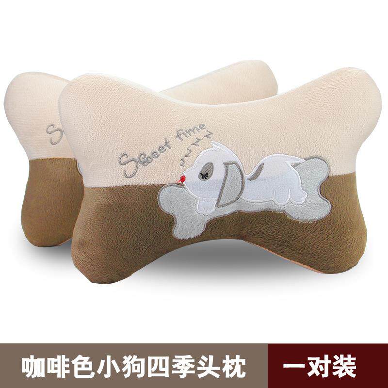 超柔汽车卡通头枕汽车用品头枕猴子图案车内饰品摆件