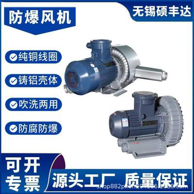3千瓦防爆型鼓风机4kw高压气体防爆风机具备CT4等级适用高危环境