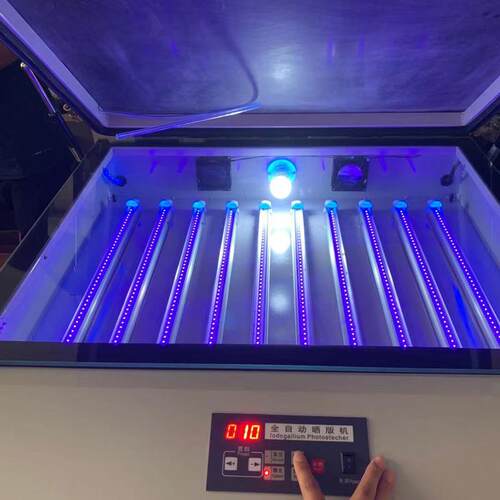 LED紫外线晒版曝光制版机丝网印刷设备吸气泵真空制版设备台式