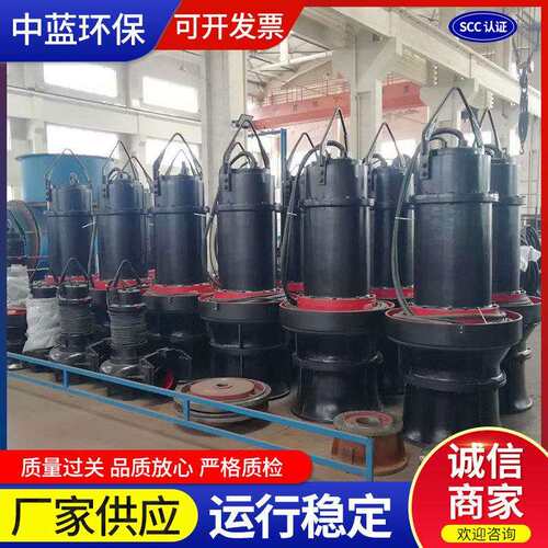 潜水轴流泵 雪橇式轴流泵 井筒式安装 QZ型轴流泵 大排量水利抗洪