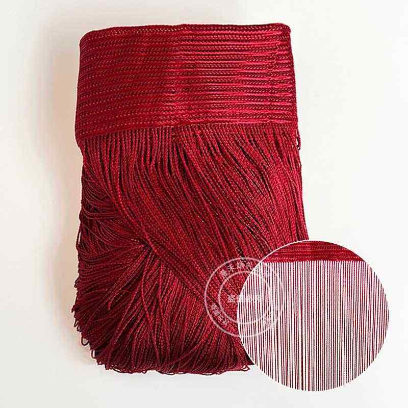 12针特密多层定制酒红色线帘婚礼高级感婚庆流苏垂直帘订婚宴装饰,居家布艺,线帘,淘宝优惠券,粉丝福利购,淘宝优惠卷