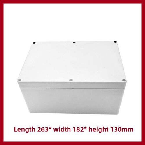263*182*130mm 防水接线盒 F6高盖ABS塑料盒 IP65电气密封箱