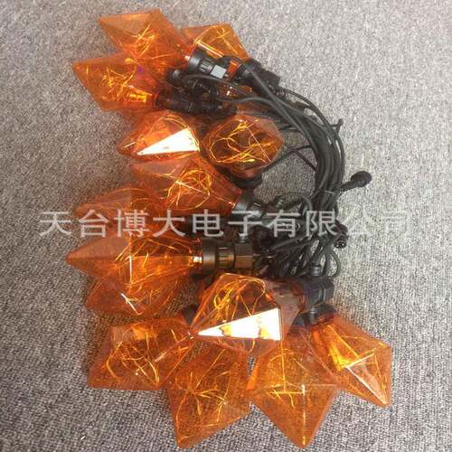 钻石球泡灯串1020头防水等米ZRG级IP灯44圣诞壳灯串婚礼节日装饰