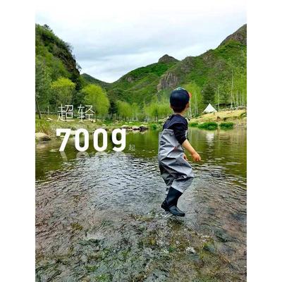 夏季超轻儿童玩水连体下水裤幼儿园防水衣服赶海小孩抓鱼沙滩