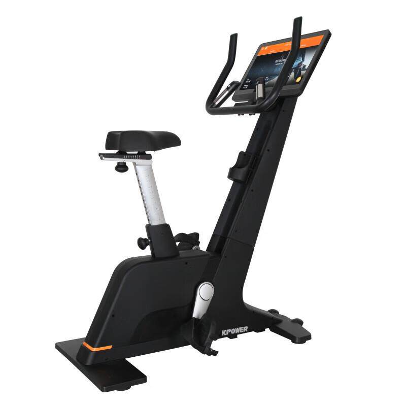 康乐佳K9005P高端商用智能触控大屏酒店健身房电磁控立式健身车