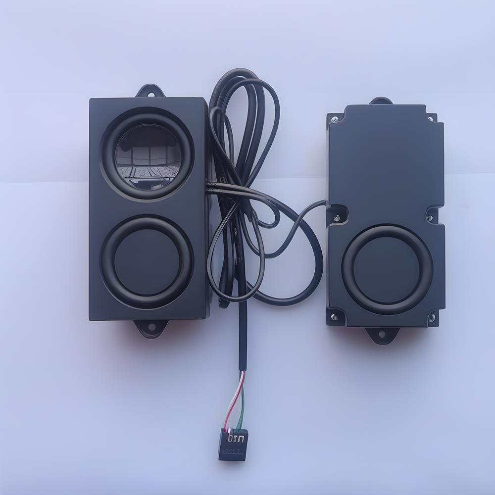 台式电脑机箱内置小音响双振膜扬声器发烧音箱自带内置声卡音有线