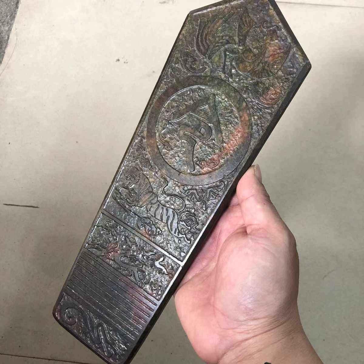 古玩杂项仿古做旧工艺品岫玉雕刻仿古朝板令牌玉圭四兽瑞兽摆件,家居饰品,装饰摆件,淘宝优惠券,粉丝福利购,淘宝优惠卷