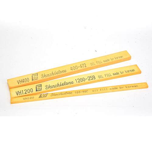 研志油石黄色油石VH磨石打磨模具抛光高切削3/5*13*150 3*6*150