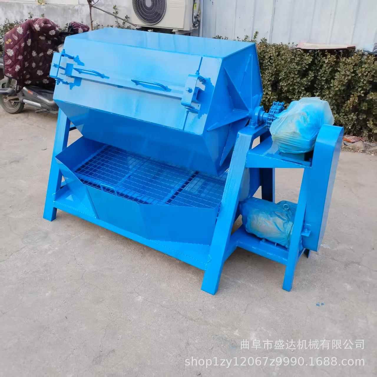 木制品小型六角研磨机加动筛的自动分半离133光机振 抛洗钉机