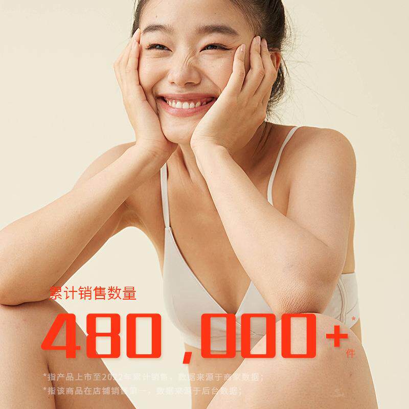 法式三角杯棉质小胸聚拢不空杯内衣女隐形少女文胸薄款胸罩钢圈