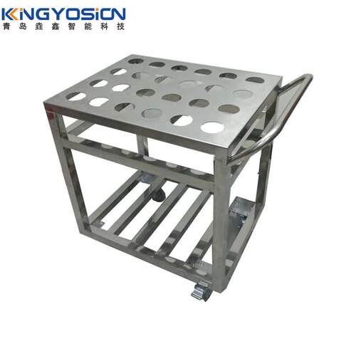 垚鑫科技火试金辅助工具坩埚叉灰皿架五孔钢膜坩埚小推车