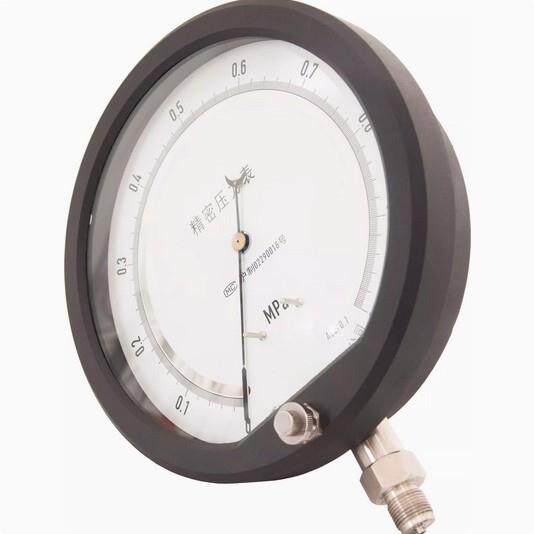250MM径向 1.6Mpa 0.1FS精度 精密压力表 1.0精度等级精密压力表