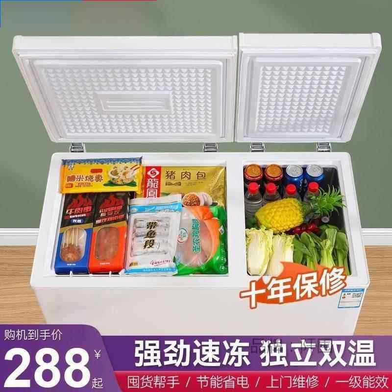 小冰柜家用全冷冻小型冷柜保鲜箱两用冷藏冷冻迷你省电冰箱