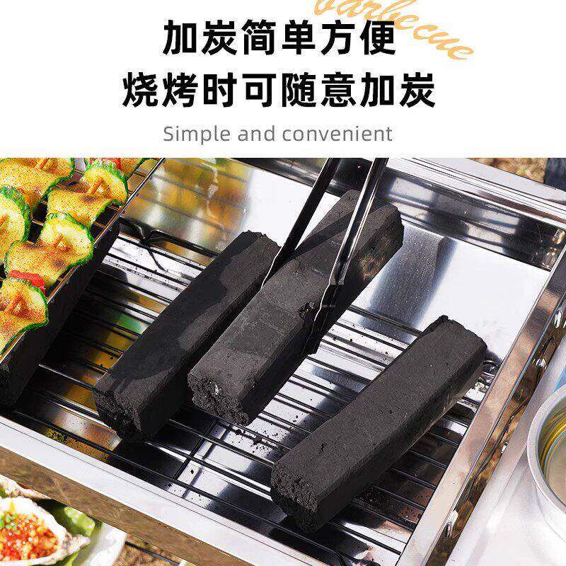 烧96654烤炉子家用外烧折烤架2025新烧烤炉叠不锈钢可款户携式碳