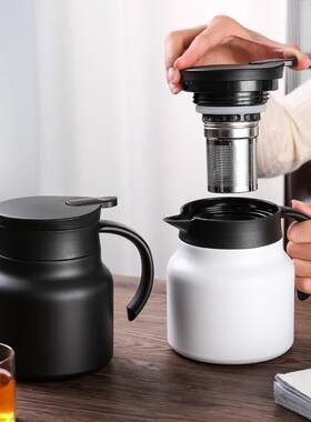 闷茶壶老白茶保温壶焖烧泡茶壶小型咖啡壶家用不锈钢暖水壶