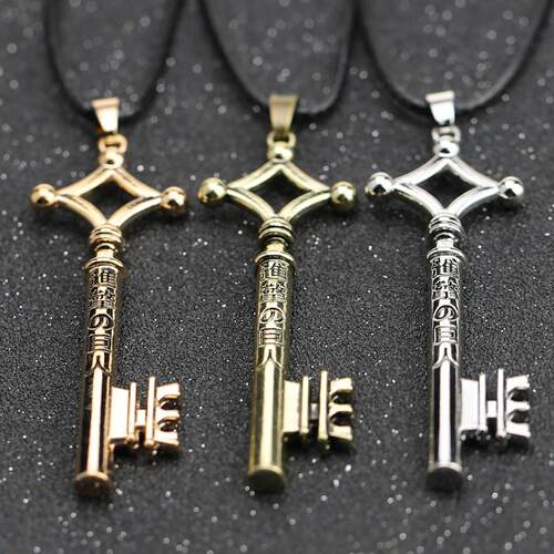 Attack On Titan Necklace Eren Key Shingeki No Kyojin Pendant