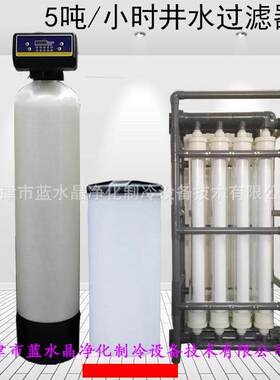 10吨小时井水河水地下水自来水过滤器除泥沙净化设备除杂质水设备