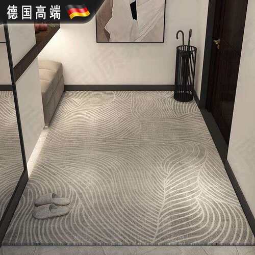 防滑客厅垫德国地毯门口轻奢家用门地垫进门玄关脚垫可裁剪