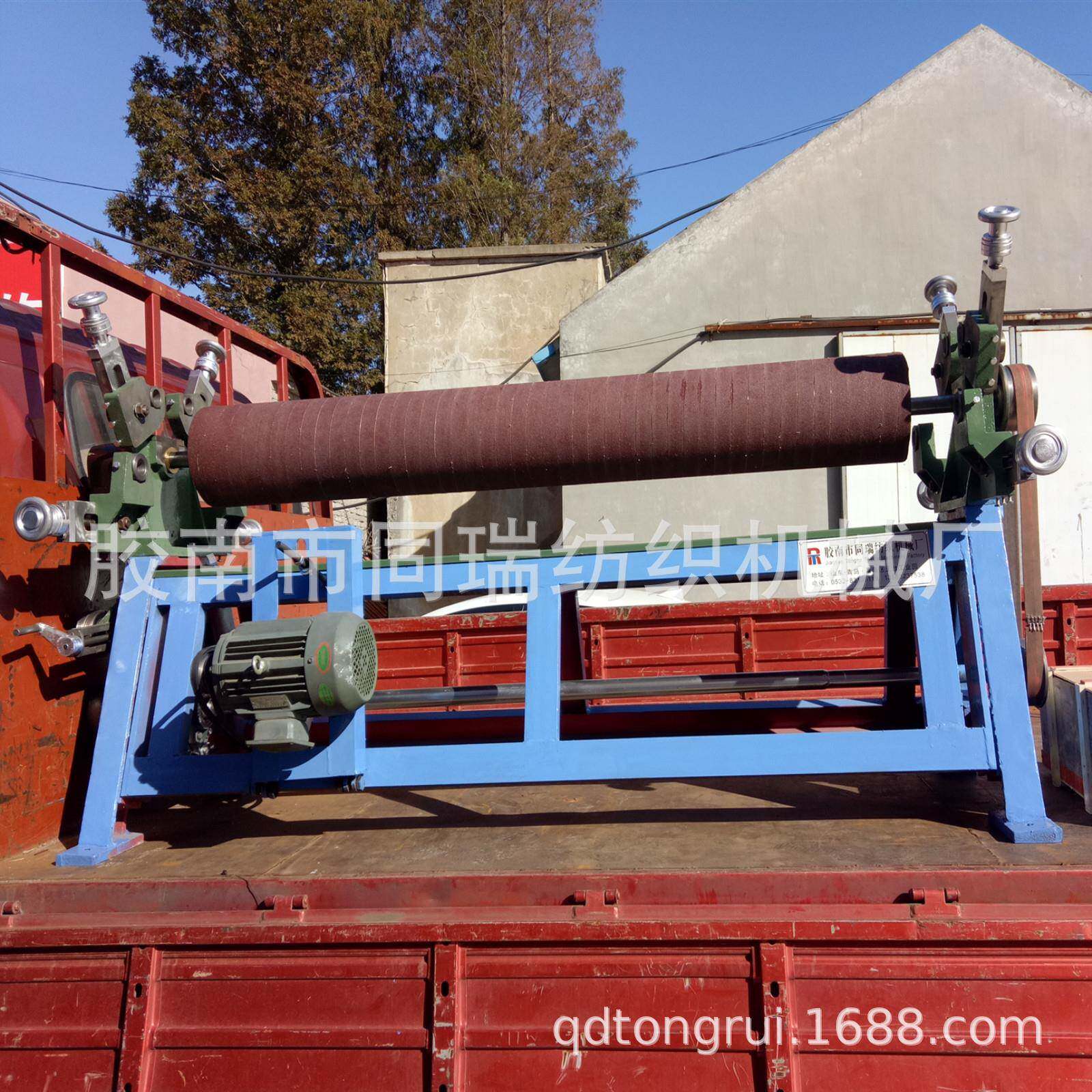 青岛纺织机械辅机棉毛辅机工具四辊磨砺机磨针布机器厂家供应