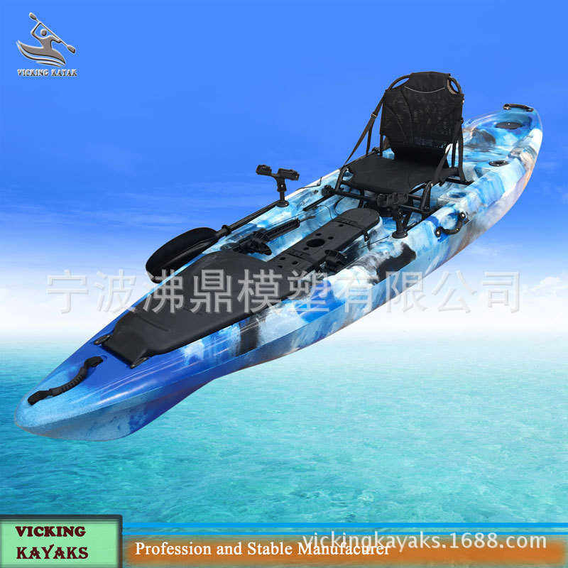 外贸出口专业海钓皮划艇/亚路钓鱼艇/单人皮划艇/多功能加厚款