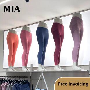 瑜伽裤模型展示架女性下半身腿部模型运动服装商店道具肌肉假腿模