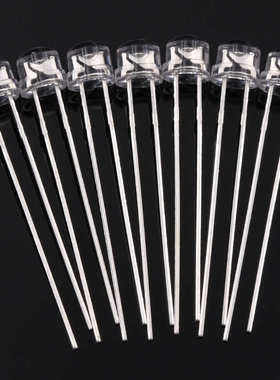 F5/5mm草帽鼠标红黄光短/长脚发光二极管 高亮红黄直插LED灯珠