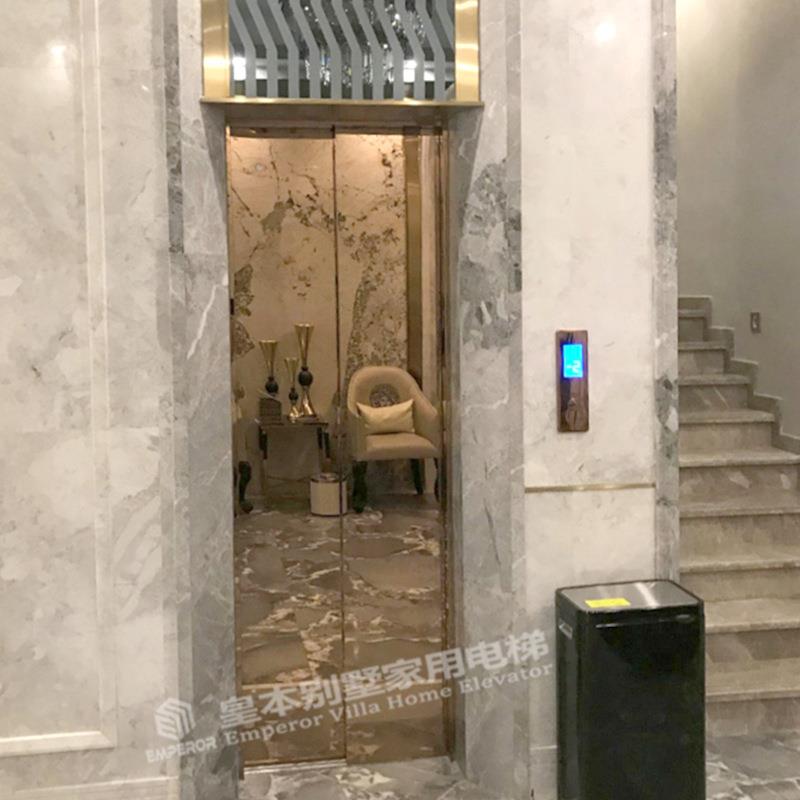 广州家用电梯别墅自建房四五层室内曳引式钢带升降别墅专享静音
