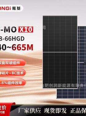 太阳能板光伏组件Hi-MOX10LR8-66HVD640-665M双玻
