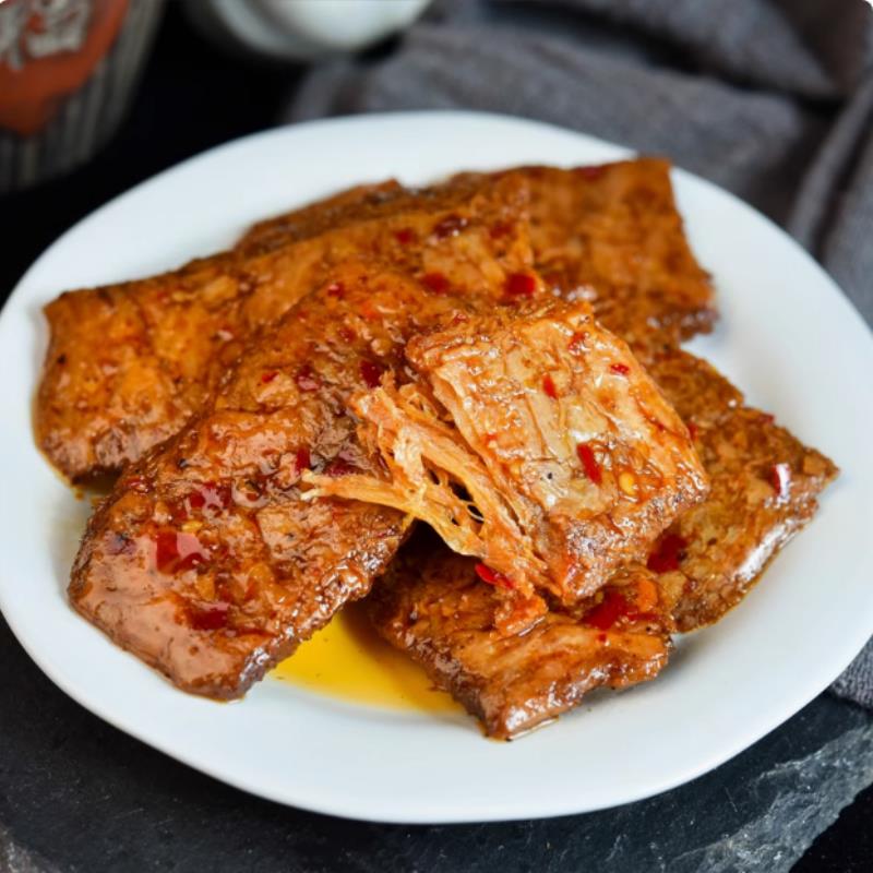 奇爽手撕素肉独立小包装素牛排手撕豆干 干休闲 零食香辣重庆特产