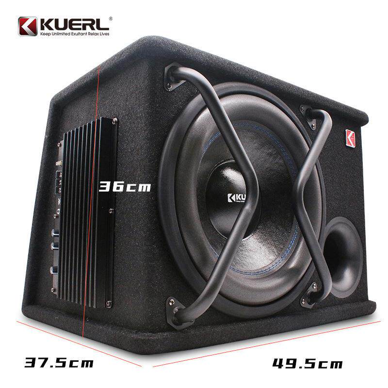 厂家大功率车载12V音箱改装汽车音响有源梯形超重12寸低音炮