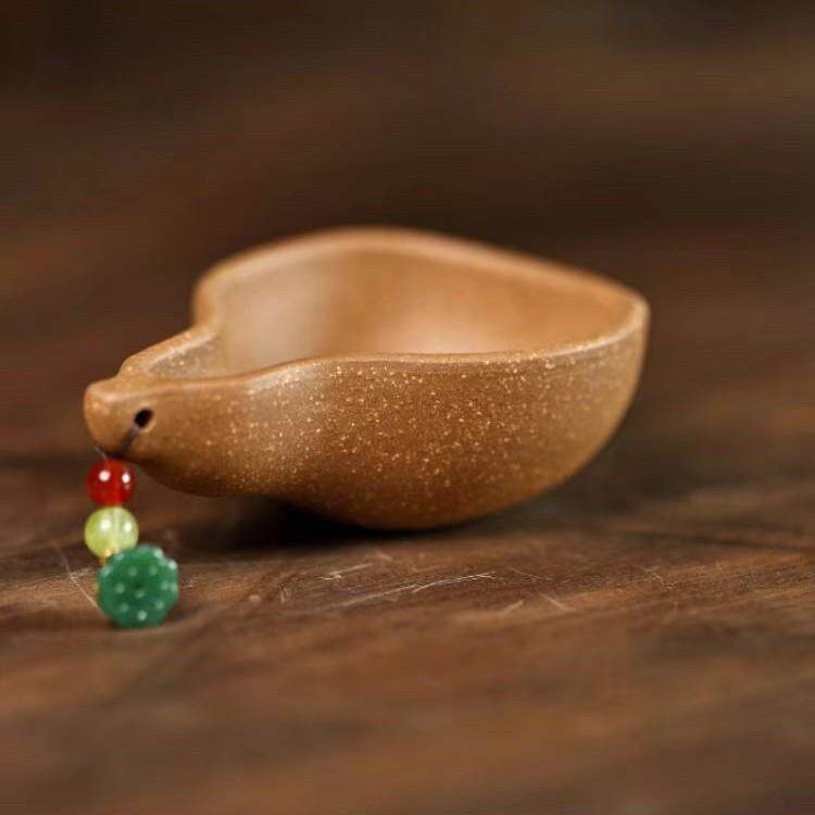 竹隐斋宜兴紫砂葫芦茶杯主人杯品茗杯小口杯茶具配件茶玩茶道茶具