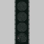 紫云庄大幅黑色硬笔书法作品纸黑底白字学生比赛创作专用纸1264