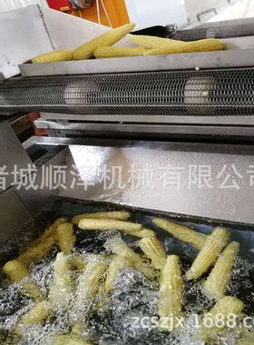 鲜食玉米清洗机鲜食玉米漂烫机速冻玉米加工设备